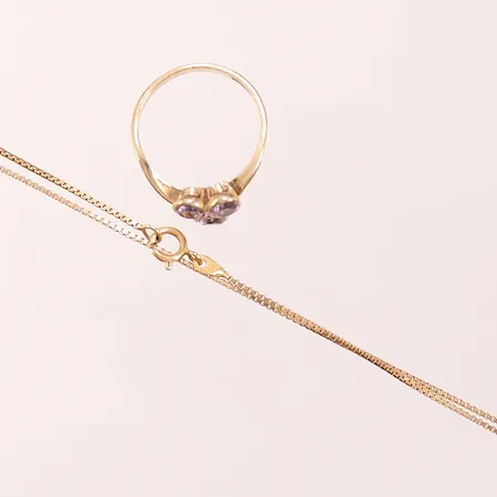 Diverse guld, defekt, 14K 5,9g.