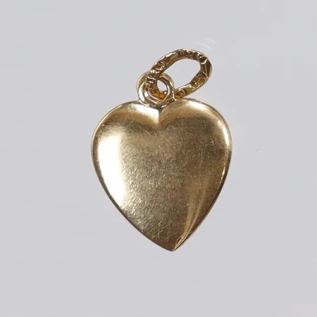 Hänge hjärta 10x16mm inklusive hängöglan, 18K Vikt: 1,7 g