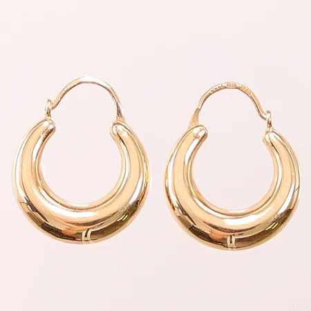 Ett par örhängen, 20mm, 18K 2,2g.