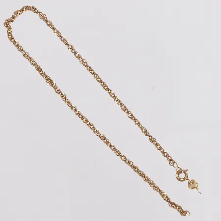Vristlänk, längd 23cm, defekt/av länk, 18K Vikt: 2,3 g