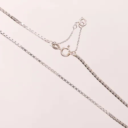 Kedja, 40cm, bredd:1,5mm, säkerhetskedja, 18K 8,6g.