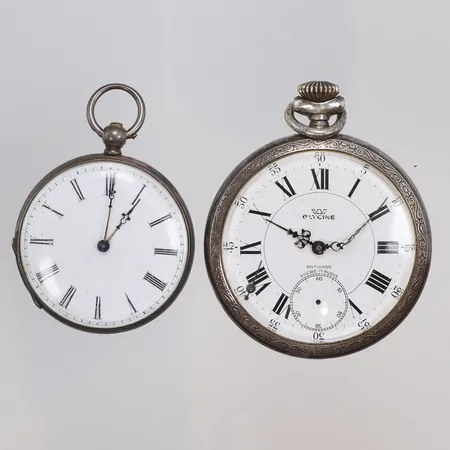 2st Fickur Ø31-42mm, manuella, defekta, saknar delar, går delvis, troligen silver 