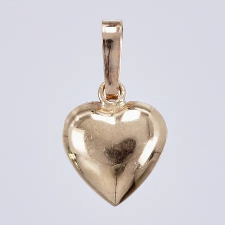Hänge hjärta, längd: ca 1,4cm, bredd: ca 8mm, 18K Vikt: 0,3 g