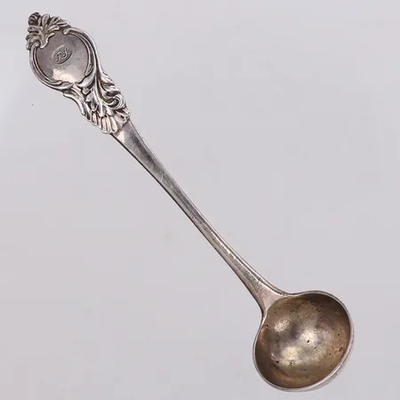 Såssked, längd 12,5cm, gravyr, 830/1000 silver Vikt: 14 g