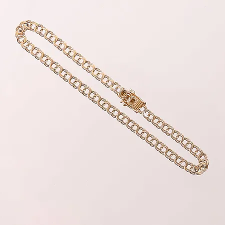 Armband Bismarck, 19cm, bredd:4mm, 18K 5,4g.