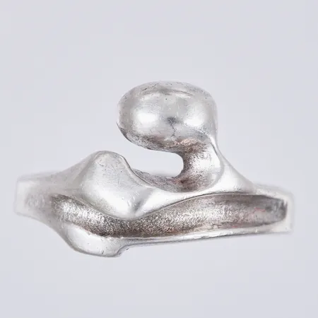 Ring, Lapponia, stl: 17¼, bredd: ca 4-12mm, 925/1000, silver Vikt: 3,6 g