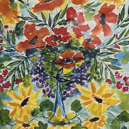 Tavla, Lena Linderholm (1947-), färglitografi, mått inklusive ram 65x85,5cm, signerad och numrerad 544/995, inramad med glas, lös i ram. OBS! Skickas ej.  Specialfrakt, kontakta pantbankskontoret för mer information.
