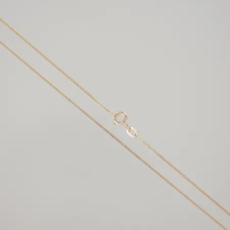 Halskedja pansar, längd 44,5 cm, bredd 1 mm, 18K Vikt: 1,8 g