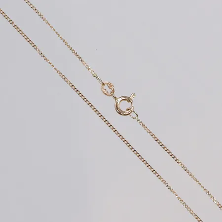 Kedja Pansar 38cm bredd 1mm, Uno-A-Erre 18K Vikt: 1,7 g