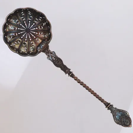 Hålslev, längd 21,5cm, nysilver 