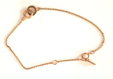 Armband, Efva Attling, längd 20cm, 18k  Vikt: 2,4 g