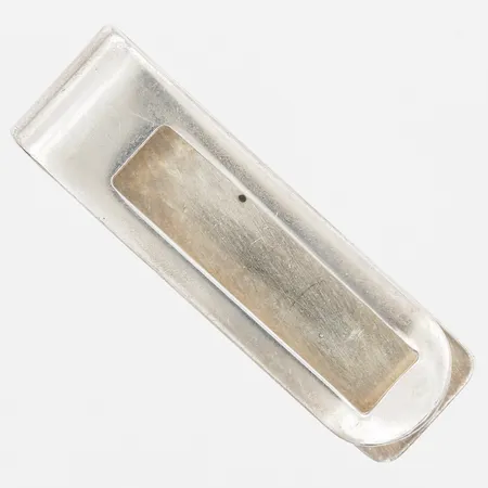 Sedelklämma, längd: 50 mm, bredd: 15 mm, italienska stämplar, 925/1000 silver. Vikt: 16,5 g