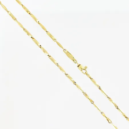 Kedja Singapore, 39cm, bredd 2mm, 18K. Vikt: 4,7 g