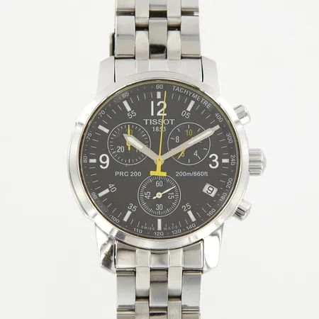 Armbandsur Tissot PRC 200, ref T461, Ø43mm,  stål, quartz, serienr: 11BG0425214, safirglas, med originalbox, 