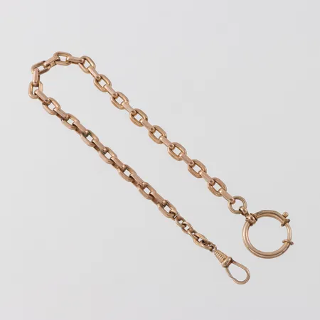 Klockkedja, längd ca 26 cm, doublé.