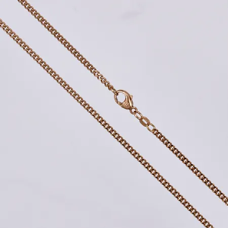 Kedja Pansar, längd: ca 64cm, bredd: ca 2mm, Balestra, 18K Vikt: 12 g