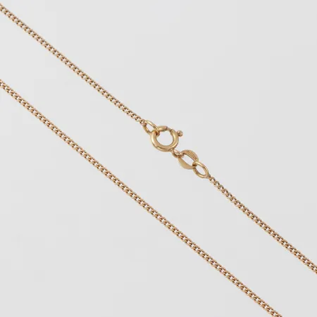 Collier Pansar, längd ca 44 cm, bredd 1.4 mm, 18k. Vikt: 3,4 g