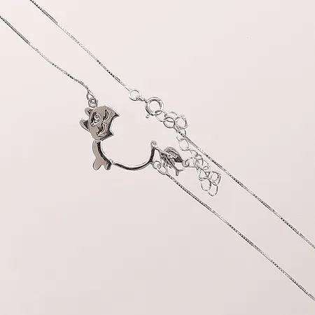 Kedja "katt", 40-45cm, 925/1000 Silver 2,9g.