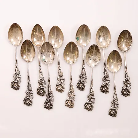 11 Moccaskedar, 10cm, 830/1000 Silver 122g.
