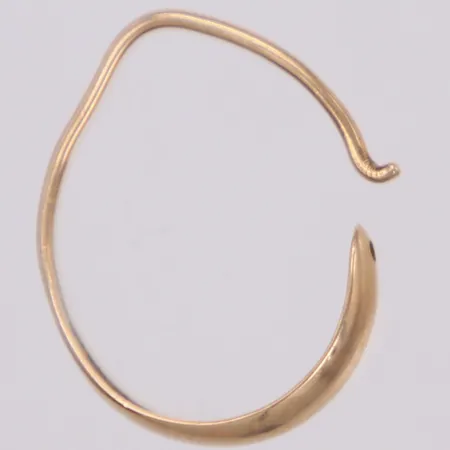Örhänge, 14x18mm, skev, 18K Vikt: 0,4 g