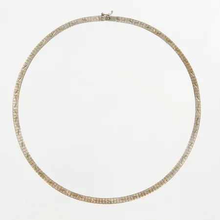 Collier 42,5cm, bredd: 4,2mm, silver 835/1000 Vikt: 18,8 g