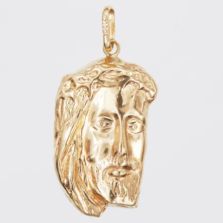 Hänge, Jesus, höjd 35mm, bredd 17mm, 18K guld Vikt: 4,7 g