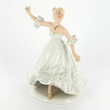 Figurin Wallendorf, nr: 1497/1, ca 21cm, bredd: ca 17cm, 