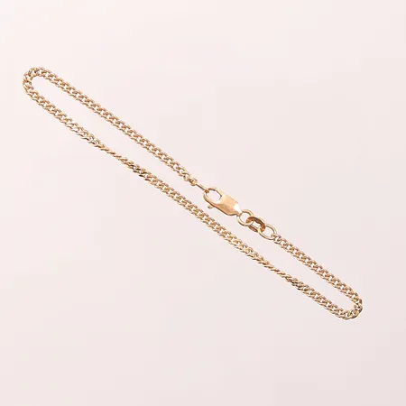 Armband pansar, 18,5cm, bredd:2mm, 18K 3,8g.