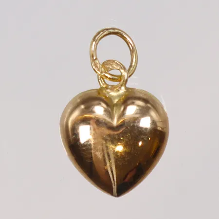 Hänge hjärta 8x14mm inklusive hängöglan, 18K Vikt: 0,5 g