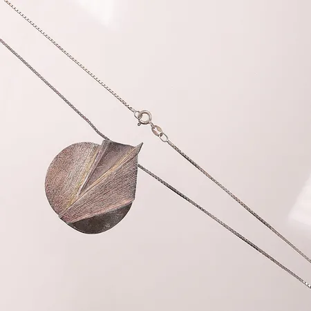 Kedja med hänge, 70cm, 925/1000 Silver 16,2g.