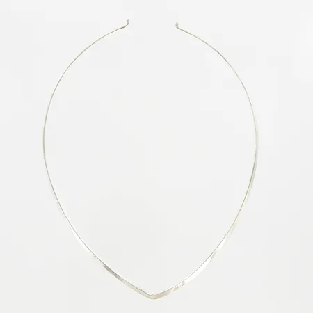 Collier, stelt, justerbar storlek, norska stämplar, 925/1000 Silver Vikt: 13,4 g
