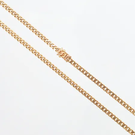Kedja Pansar, 50cm, bredd: 3,5mm, 18K Vikt: 24,8 g