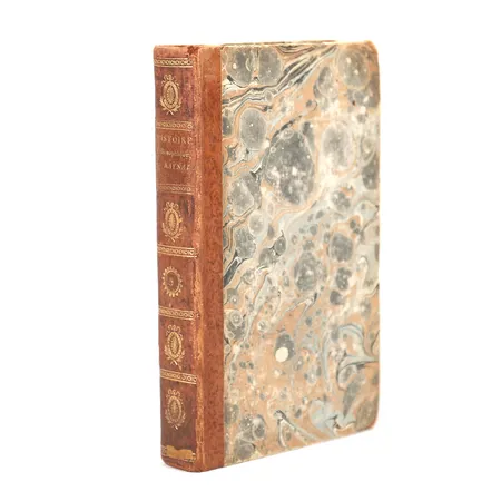 Bok, Histoire Philosophique et Politique, par Raynal, Femte upplagan, halvfranskt band, har enligt uppgift tillhört August Strindberg. 