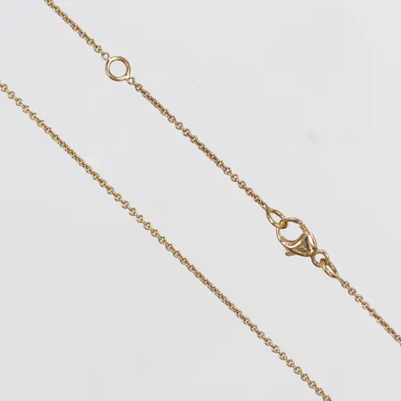 Kedja, Ankar, längd 42/45cm, bredd 0,8mm, 18K  Vikt: 2,7 g