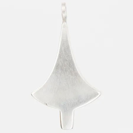  Hänge, höjd inkl. ögla: 45mm, bredd: 2-25mm, Anna-Stina Åberg Nyköping år 1990 , 925/1000 silver.  Vikt: 5,4 g
