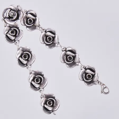 Armband, längd: ca 18,7cm, bredd: ca 2-14mm, silver 925/1000 Vikt: 21,9 g