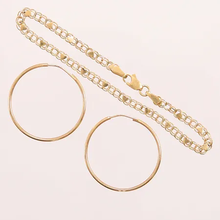 Diverse guld, defekt, 18K 4,7g.
