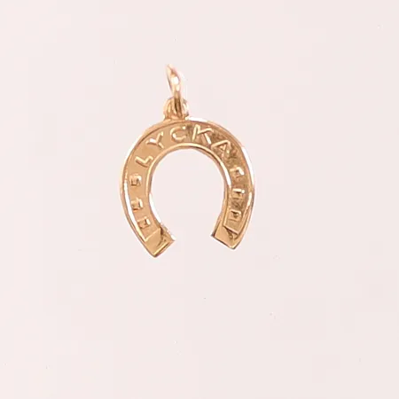 Hänge "Lycka", 12mm, 18K 0,3g.