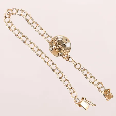Armband, defekt, 14K 6,4g.