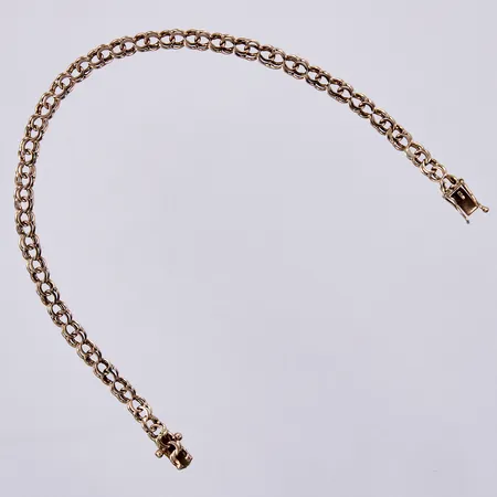 Armband Bismarck, längd: ca 17,3cm, bredd: ca 3mm, 14K Vikt: 3,6 g