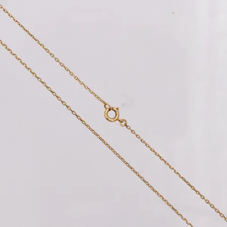Kedja, Ankar, längd 46,5cm, bredd 0,9mm, 18K  Vikt: 2 g