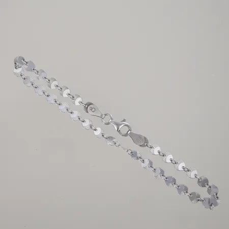 Armband, längd 18,5 cm, silver 925/1000 Vikt: 4 g