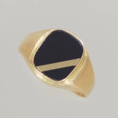 Ring med sten, avklippt, 18K Vikt: 4,1 g