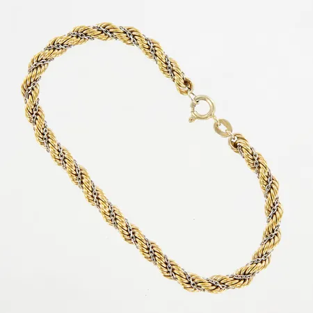 Armband delvis förgylld, 18cm, bredd: ca 45mm, silver 830/1000 Vikt: 6,2 g