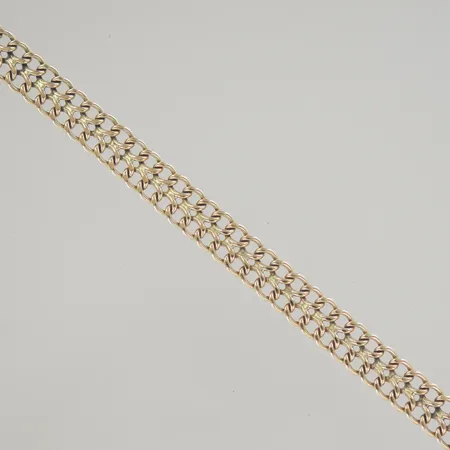 Armband, längd 18 cm, bredd 7,3 mm, 18K Vikt: 14,4 g