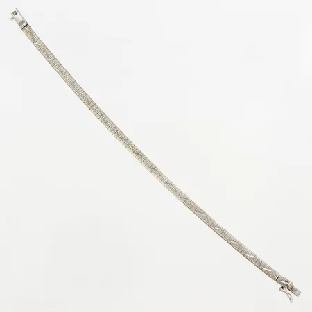 Armband 19cm, bredd: 4,2mm, silver 835/1000 Vikt: 8,9 g