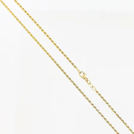 Kedja Cordell, 40,5cm, bredd 15mm, 18K. Vikt: 6,9 g
