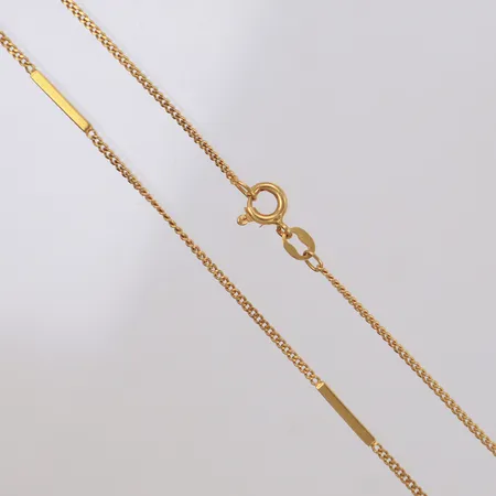 Collier Pansar med stavar, längd 74,5cm, bredd 1,5mm, 18K Vikt: 6,3 g