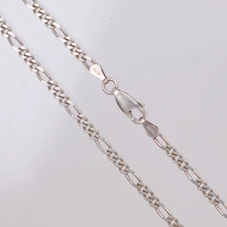 Kedja, Figaro, 42cm, bredd: 2,8mm, 925/1000 silver Vikt: 7,3 g