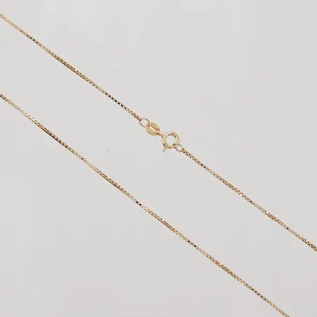 Kedja Venezia, 49,5cm, bredd 1,1mm, smärre ojämnheter, 14K,  Vikt: 3,9 g